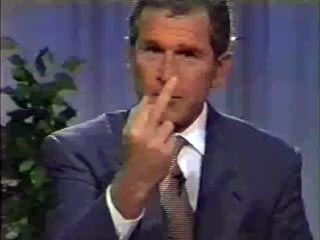 Bush show just how war can be peace