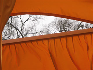 A view through Christo's Gates taken by Patrick Burns A view through Christo's Gates taken by Patrick Burns
