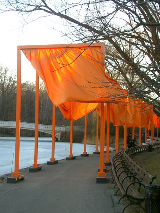 A view of Christo's Gates taken by James Bradburne A view of Christo's Gates taken by James Bradburne